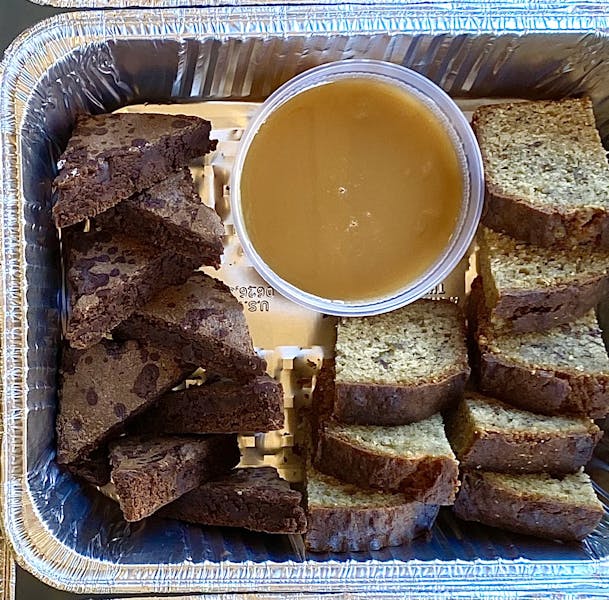 Dessert Tray Pasta Louise Italian Restaurant in Park Slope, Brooklyn
