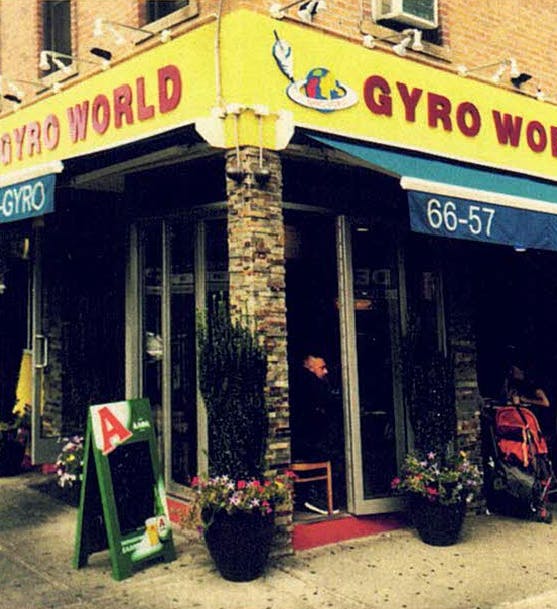 a store front at day