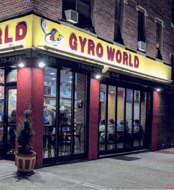 a store front at day