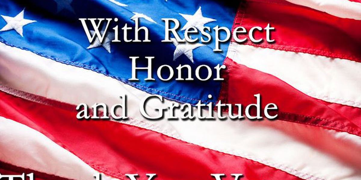 Veterans day message to team Veterans day message to team