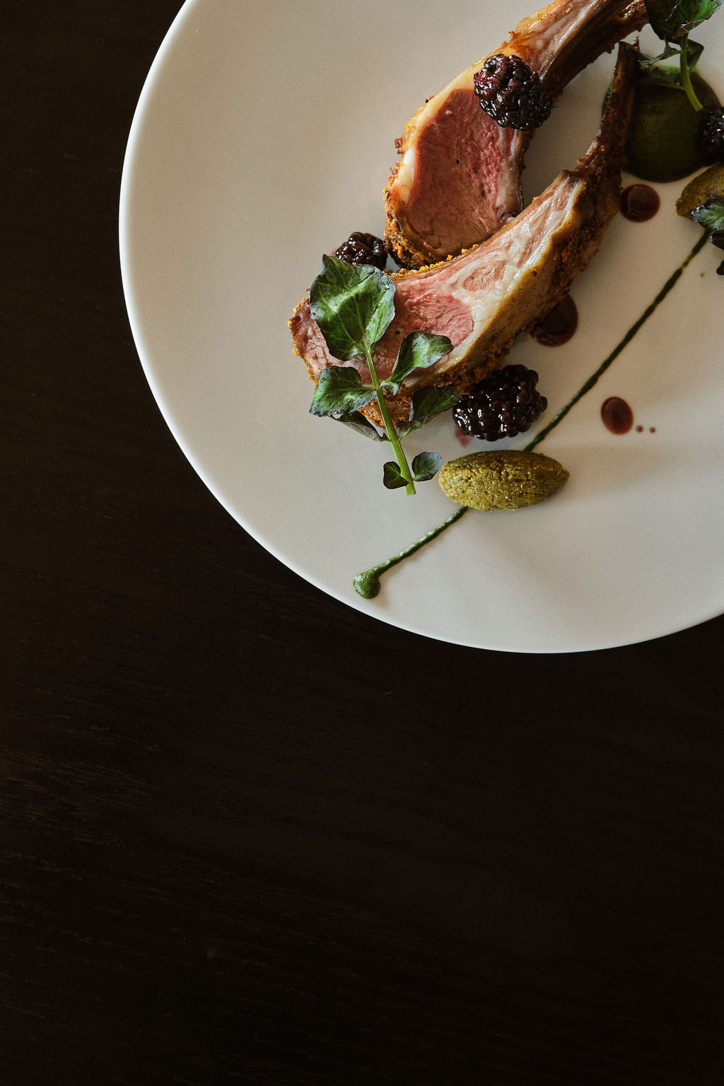 a plate of food on a table