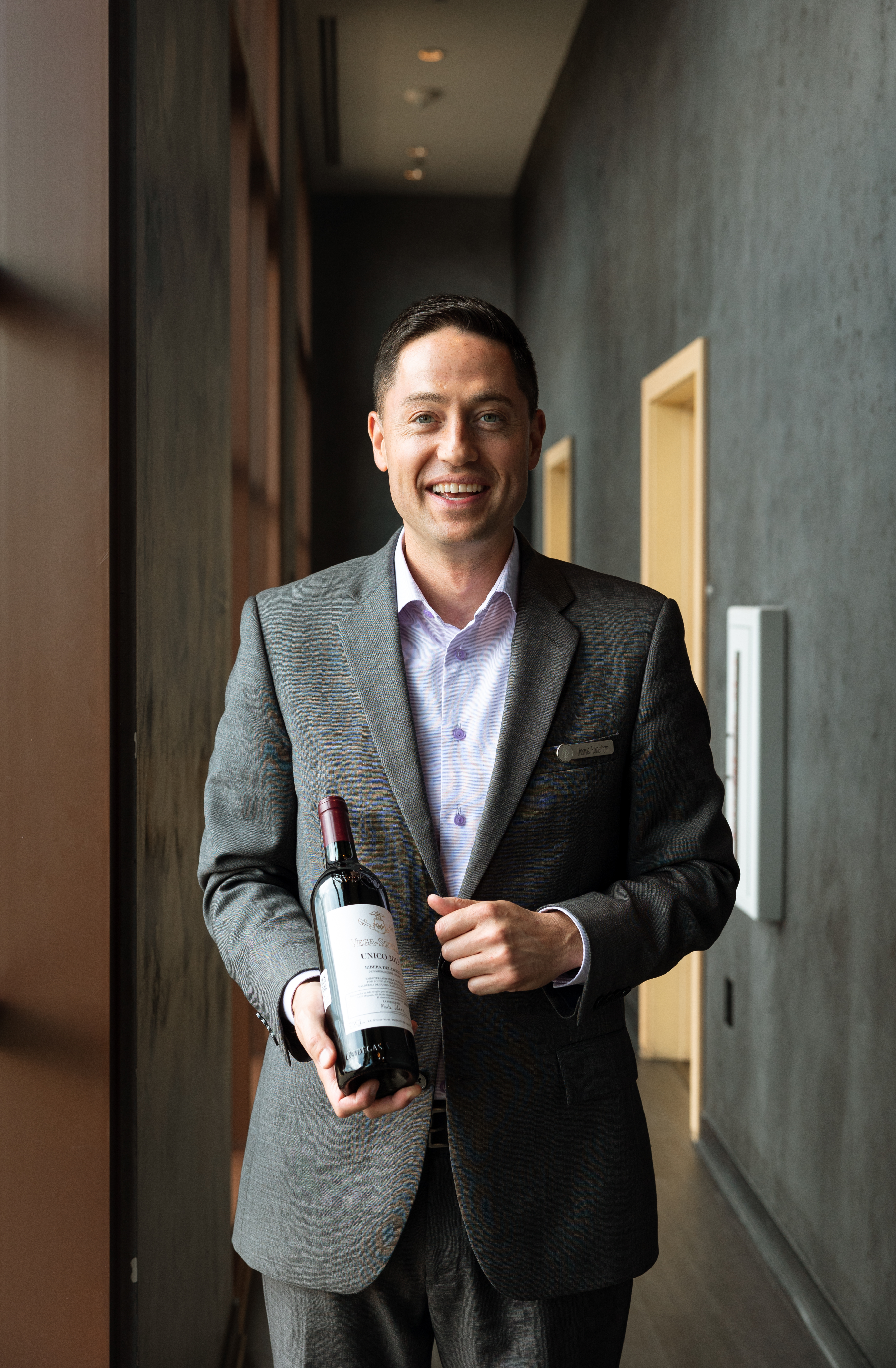 a man standing in front of a camara