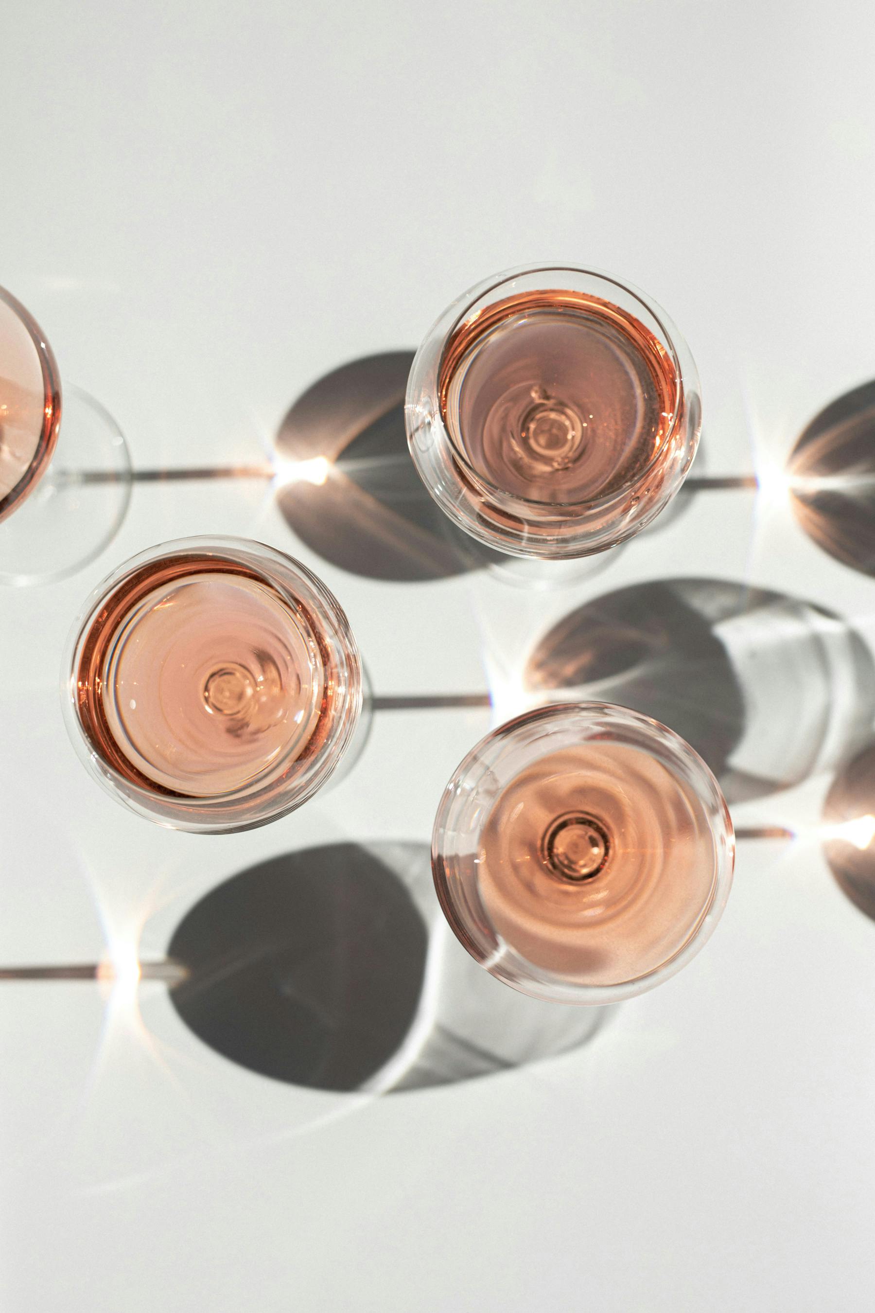 a glass of wine