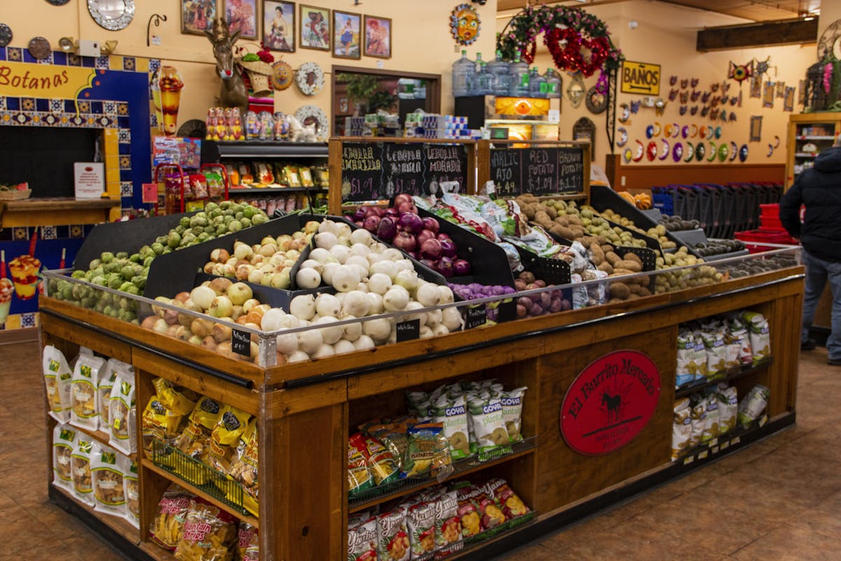 a store filled with lots of different types of food