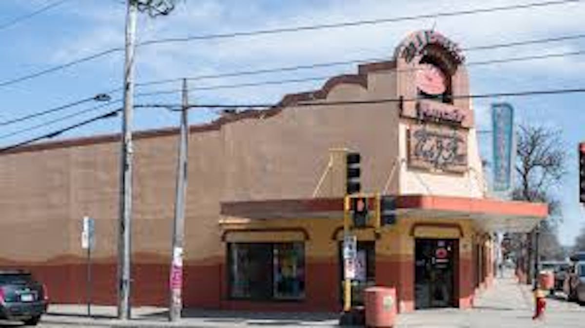 A picture of the old El Burrito building