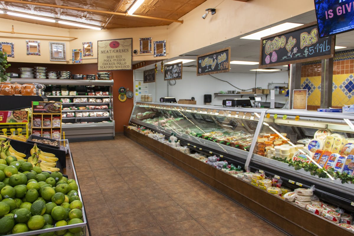 a store filled with lots of fresh produce