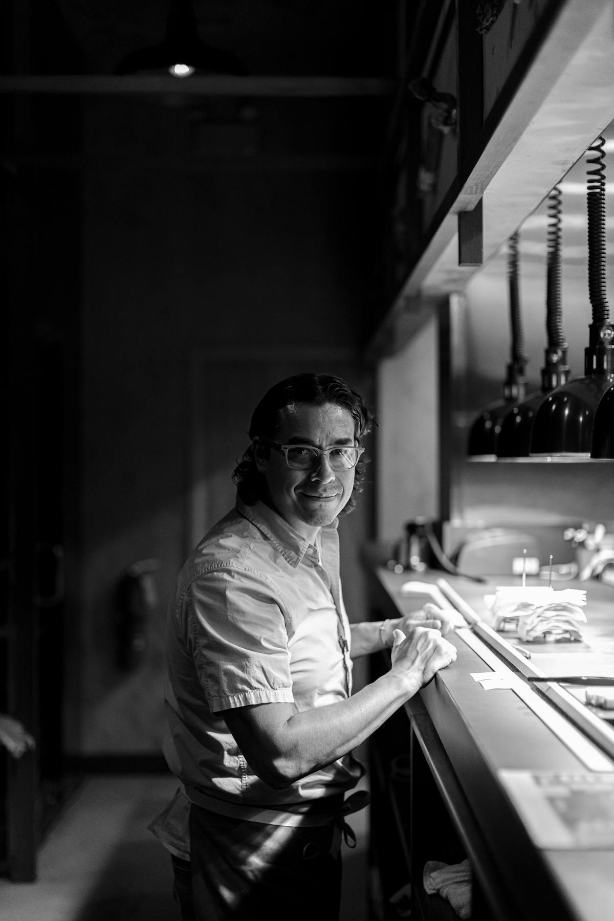 Chef Carlos Gaytán in a kitchen