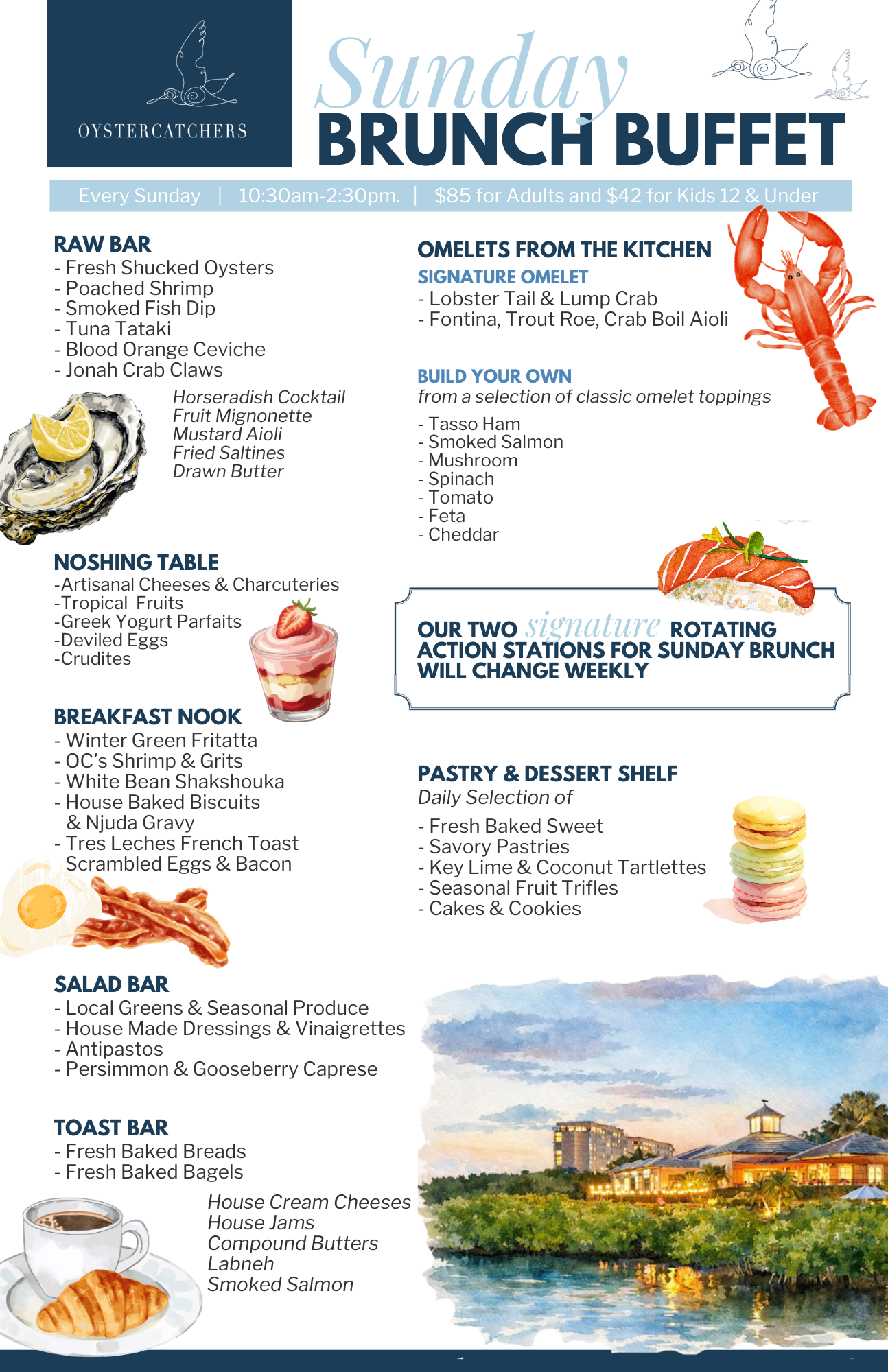 a menu of a restaurant