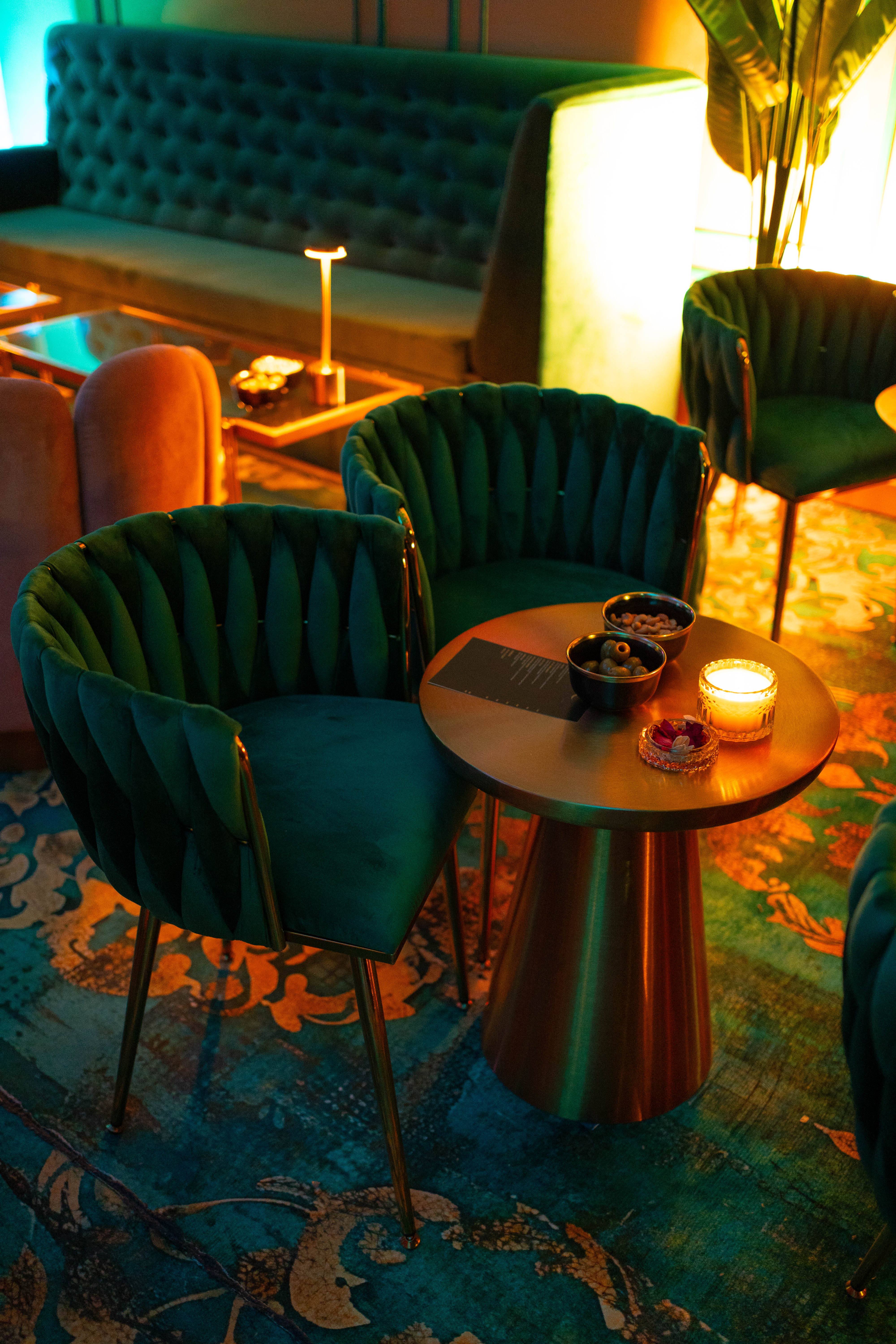 a plate of food on a table