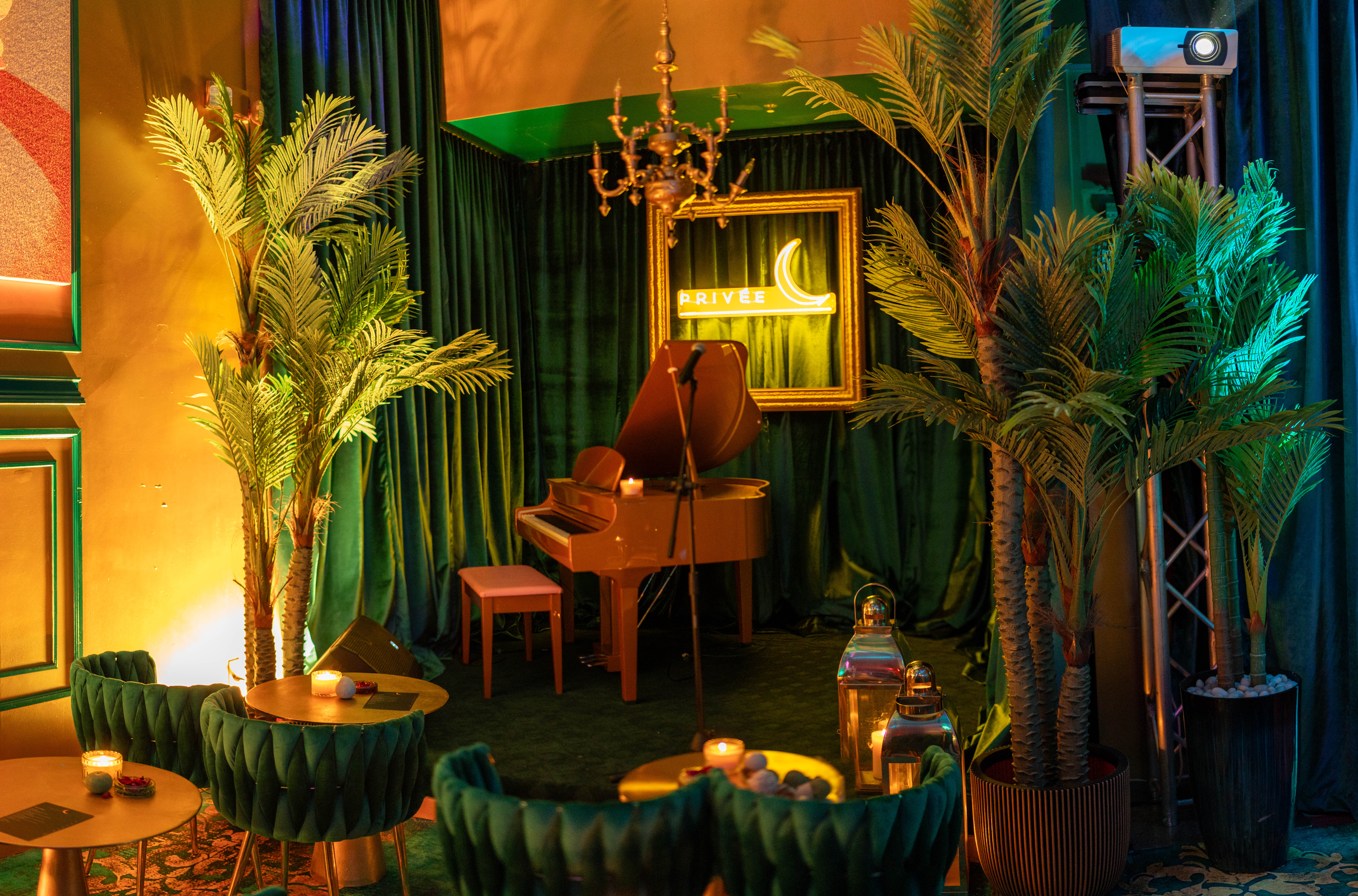 a living room filled with furniture and a window