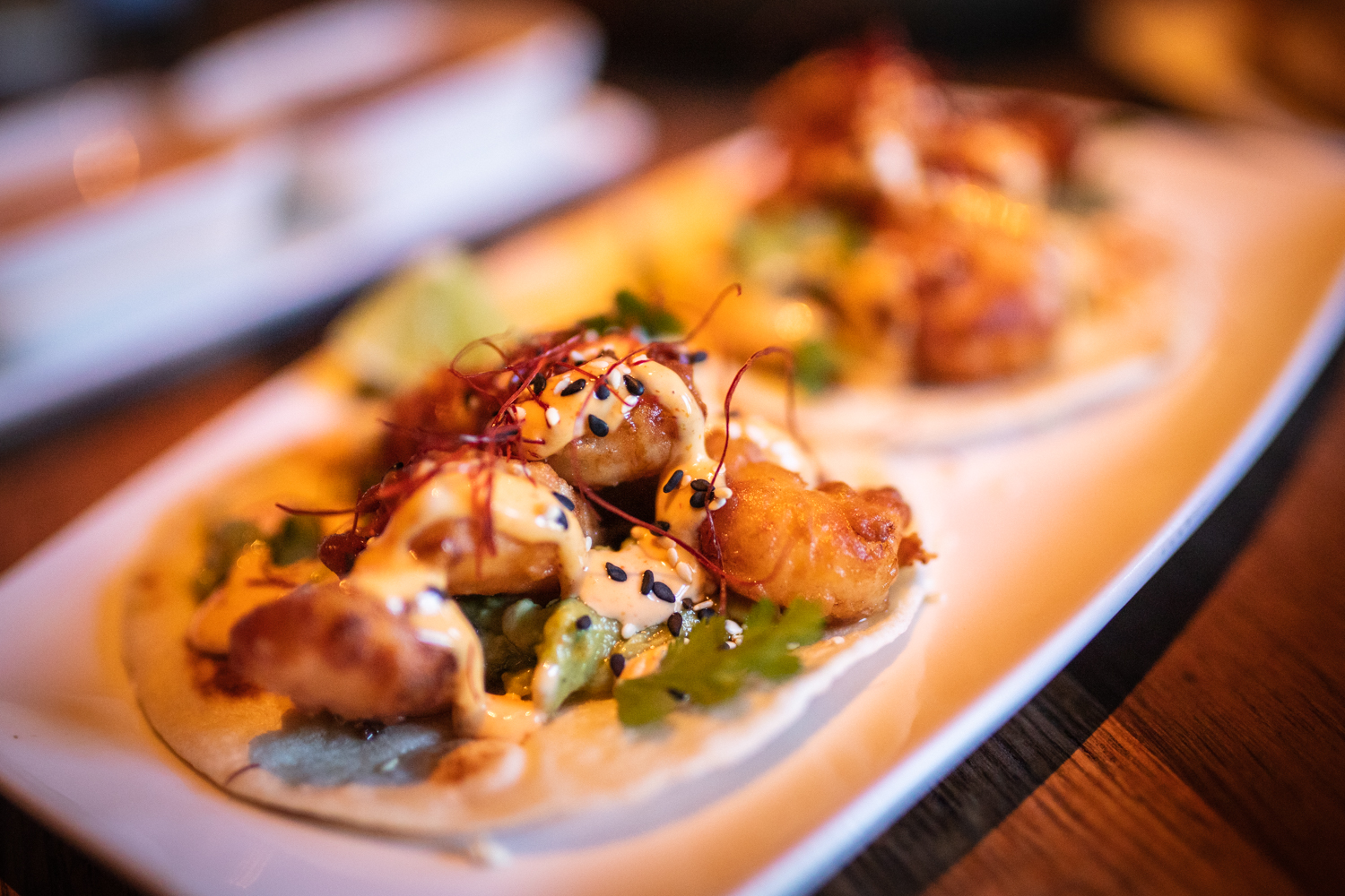 a plate of food on a table