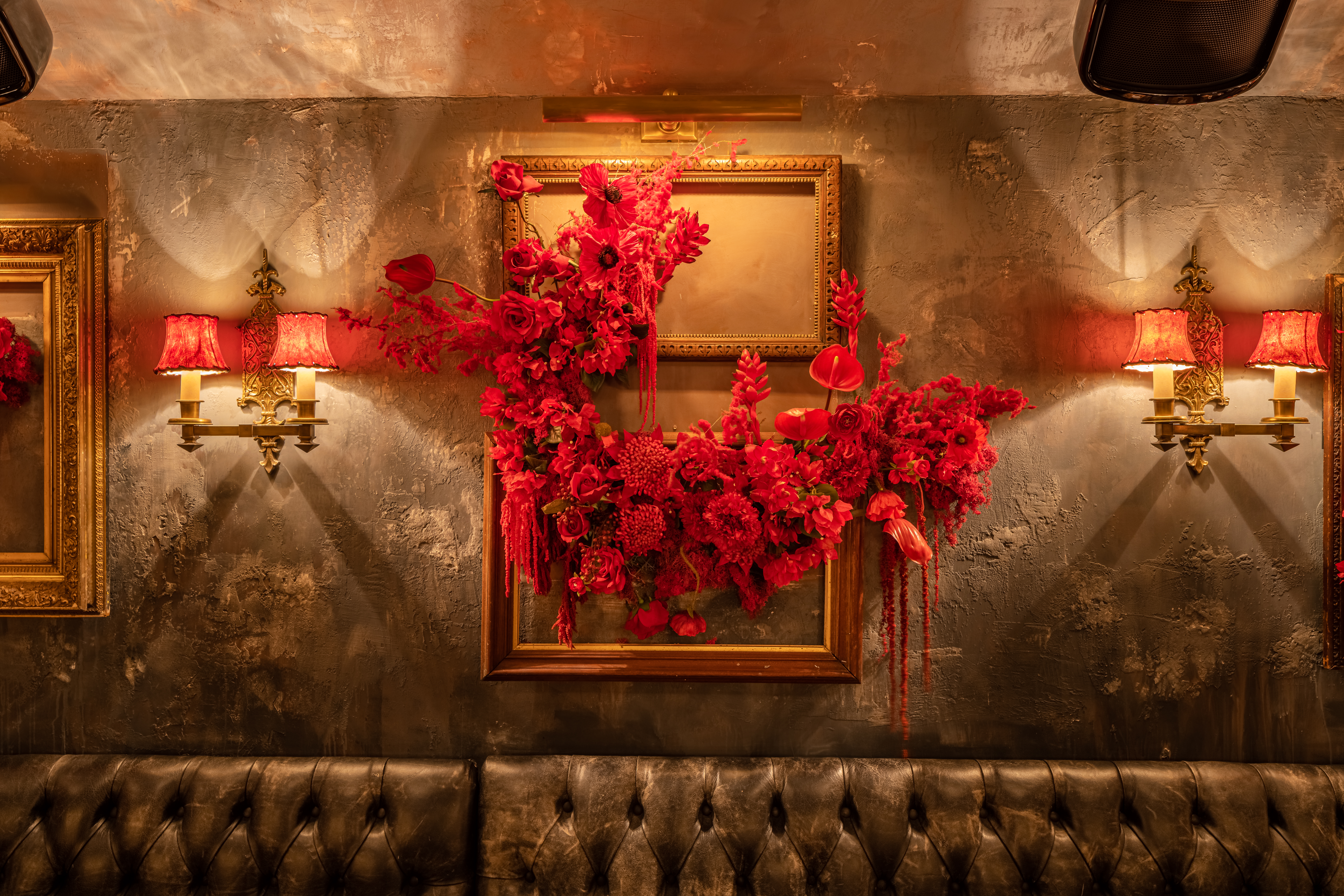 Lolita Back Bay Main Dining Room Rose Wall