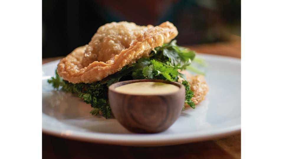 a bowl of food on a plate