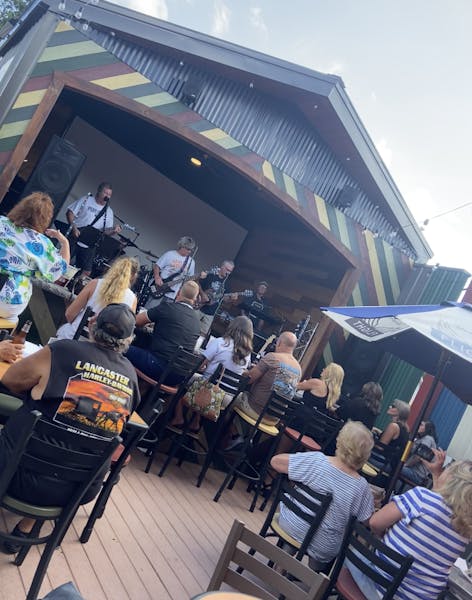 Outdoor Stage Southside Grill Bar & Grill in Summit Station, PA