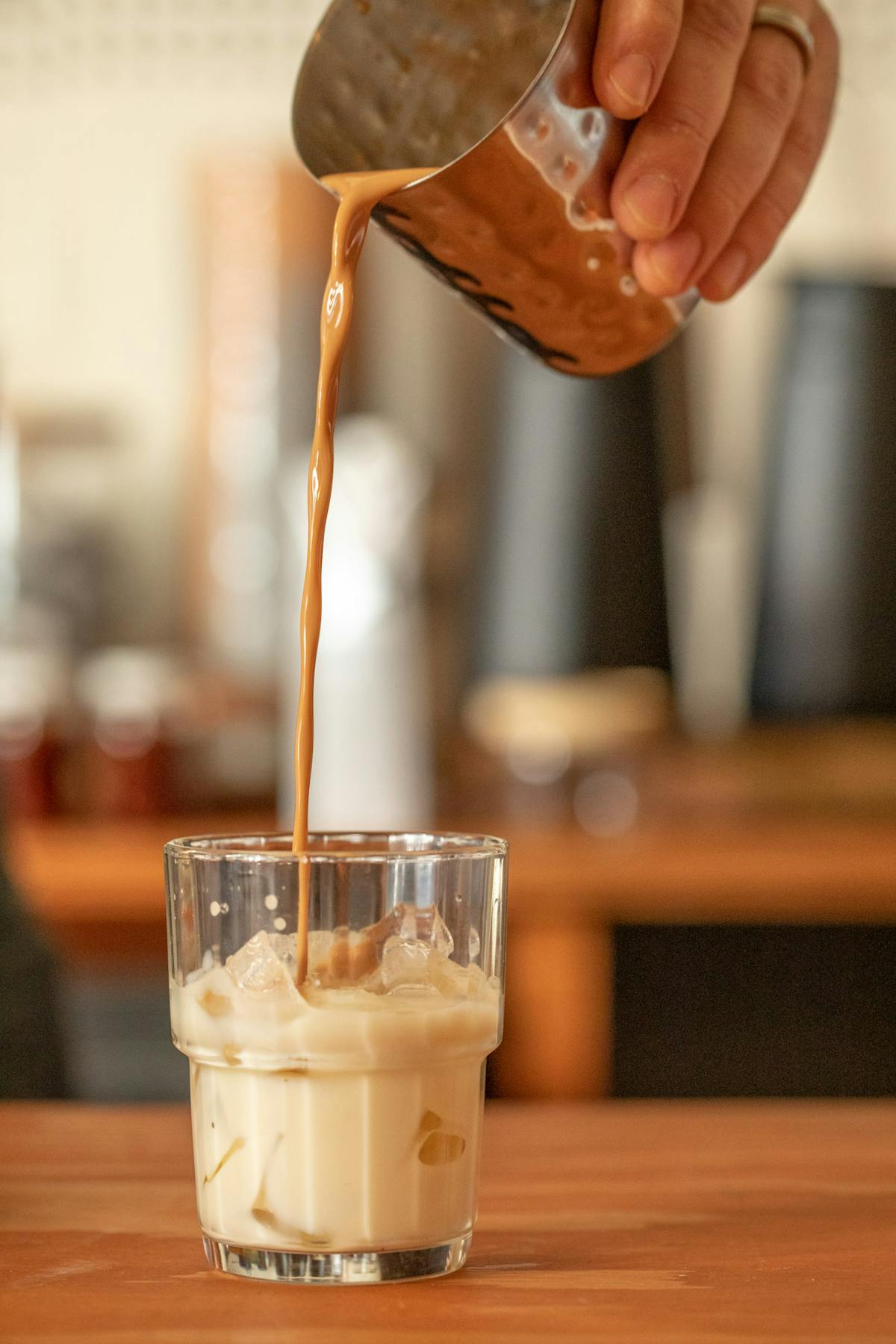 close up of tea