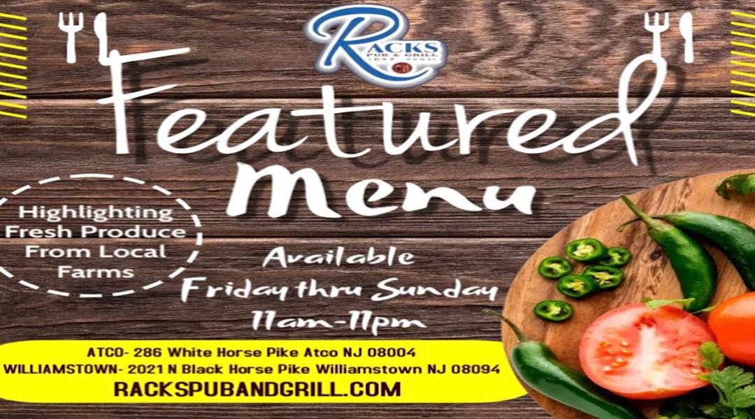 Daily Specials Racks Pub & Grill in NJ