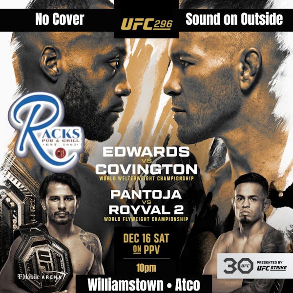 UFC Events Racks Pub & Grill