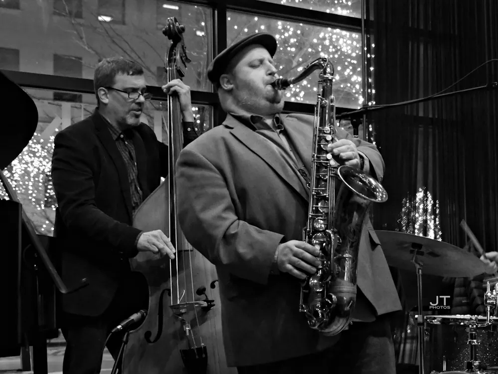 Andy Voelker Quartet artwork from The Mad Monkfish