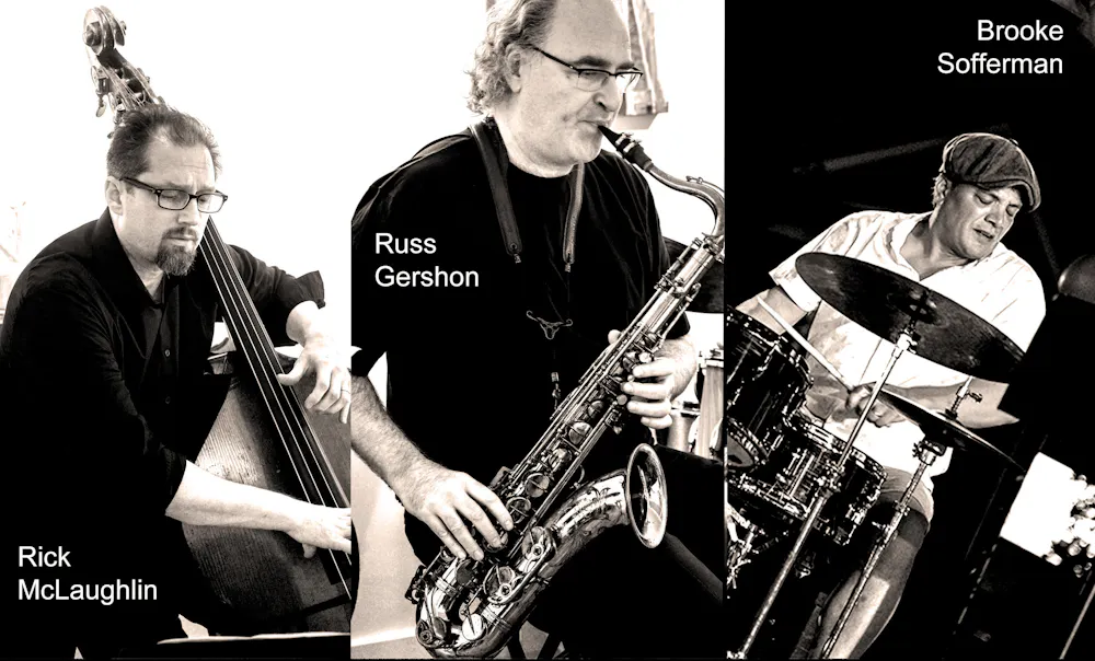 Russ Gershon Trio artwork from The Mad Monkfish