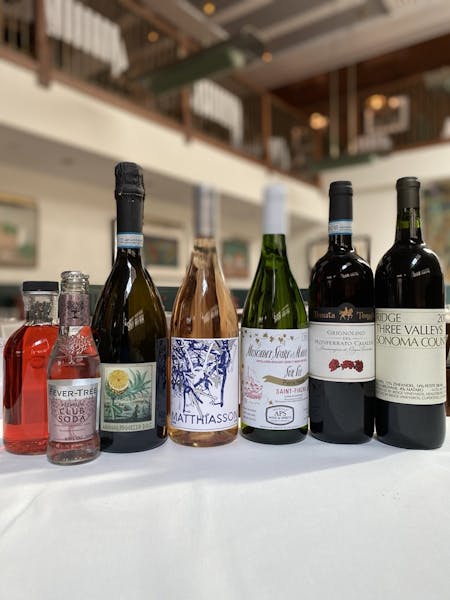 5 bottles of wine and our spritz kit on a table