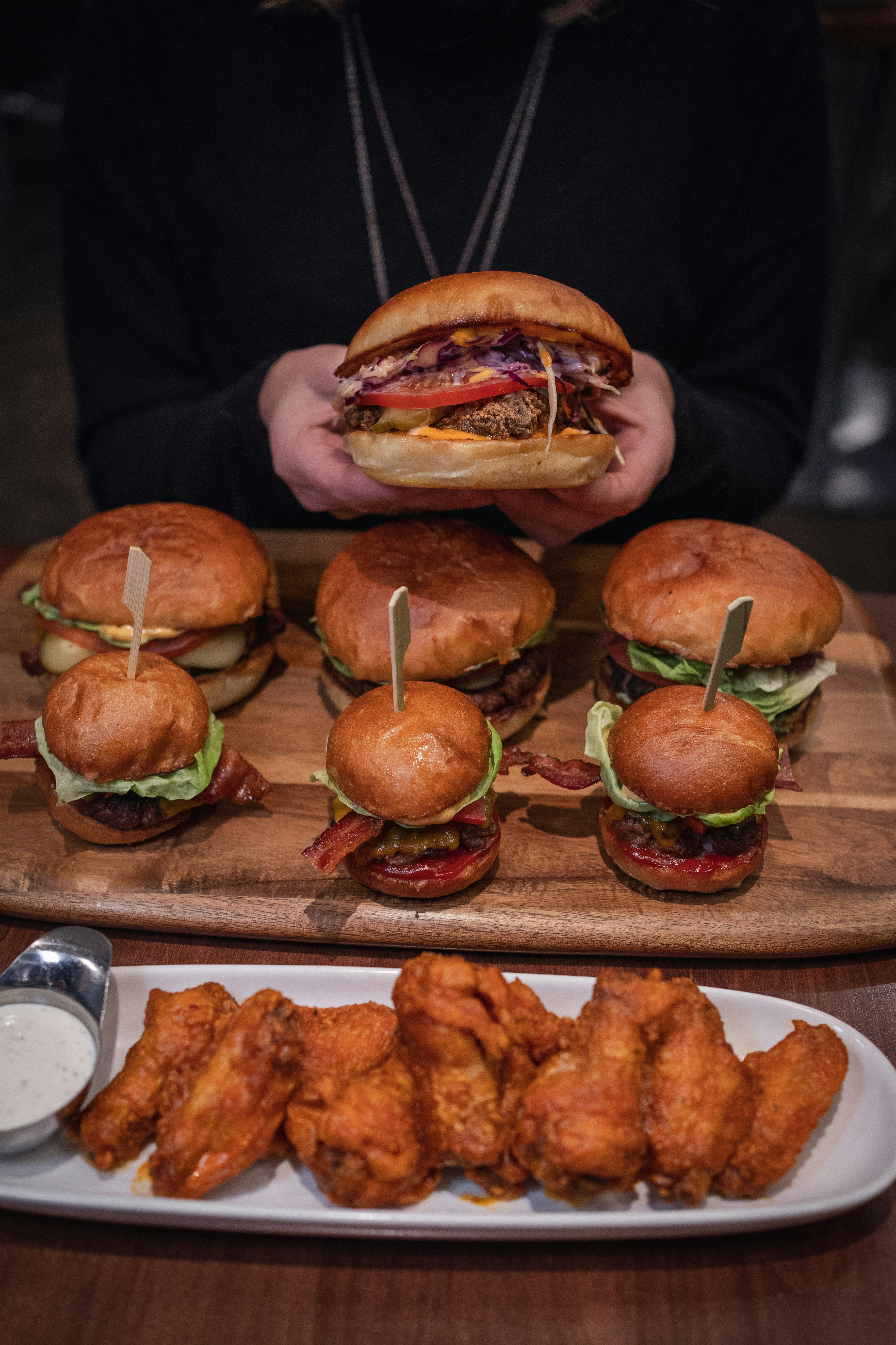 a plate of food with a sandwich and french fries