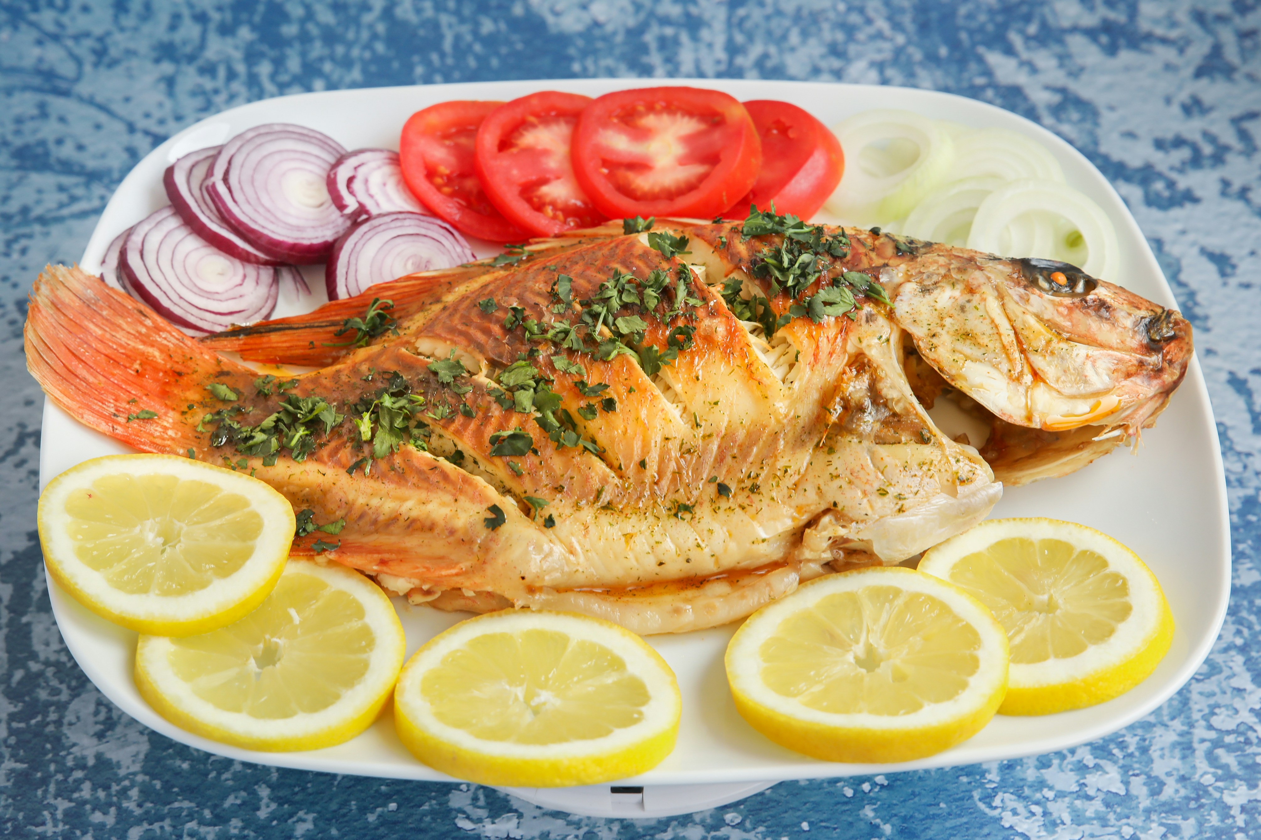 a plate of food