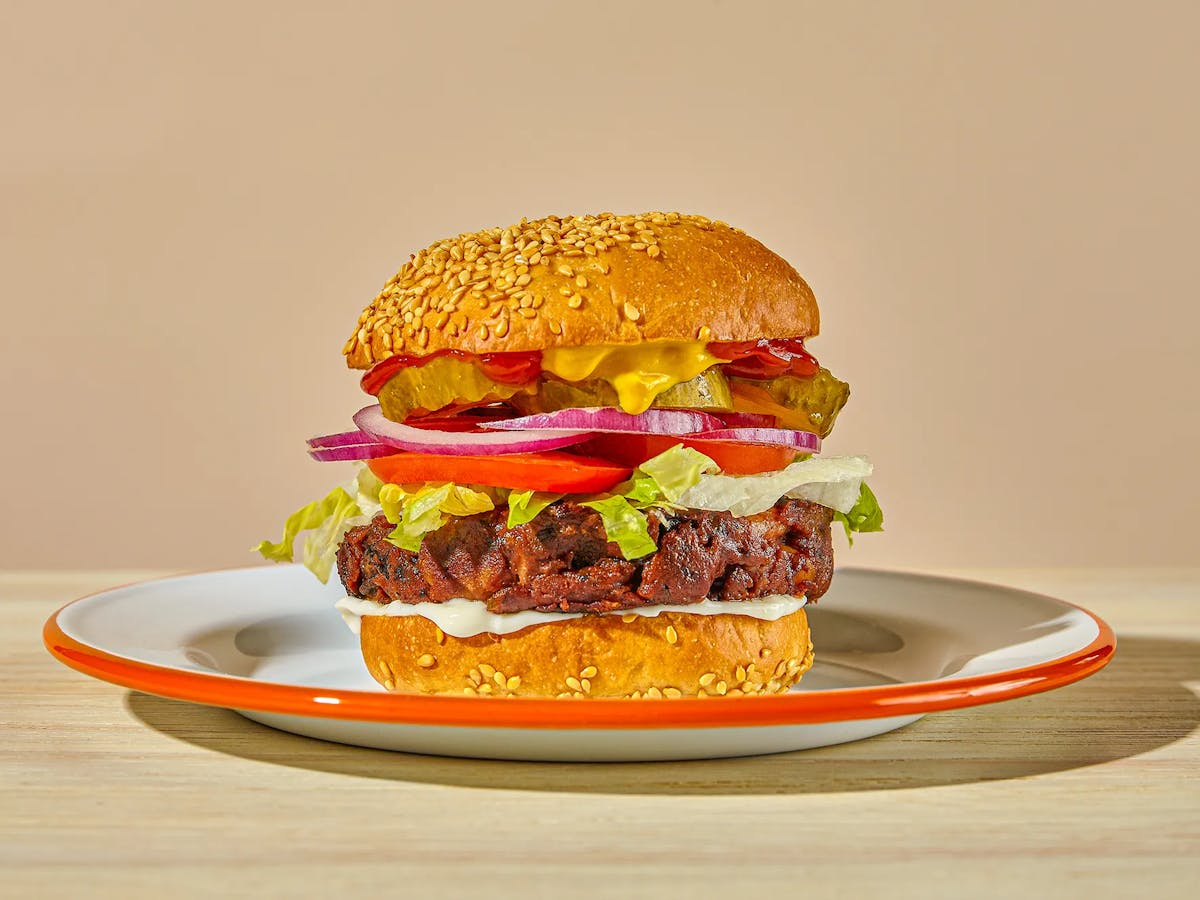 a sandwich sitting on top of a table