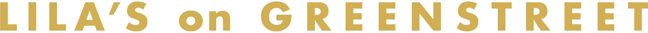 a yellow logo on a green background