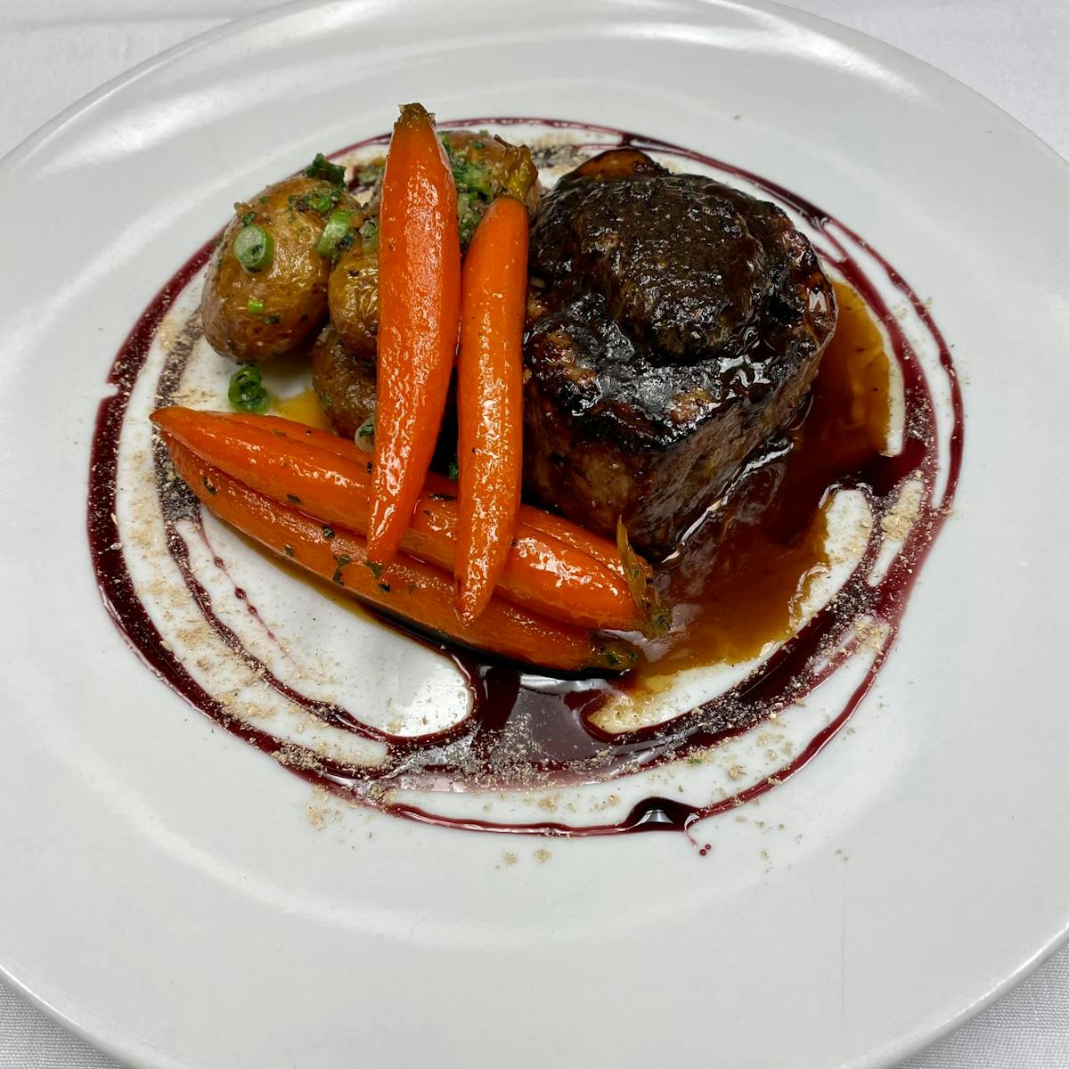 a plate of food