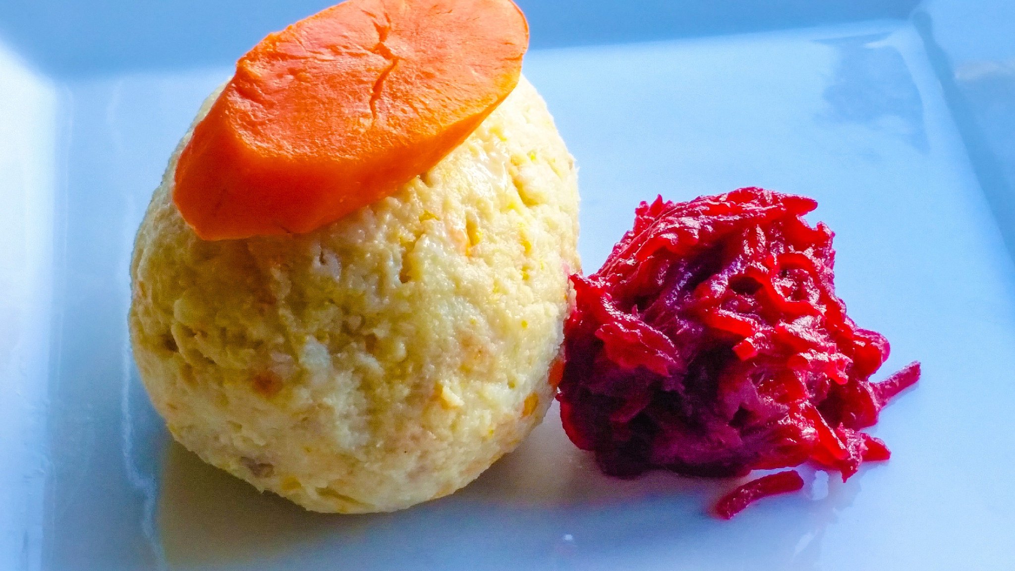 a close up of food on a plate