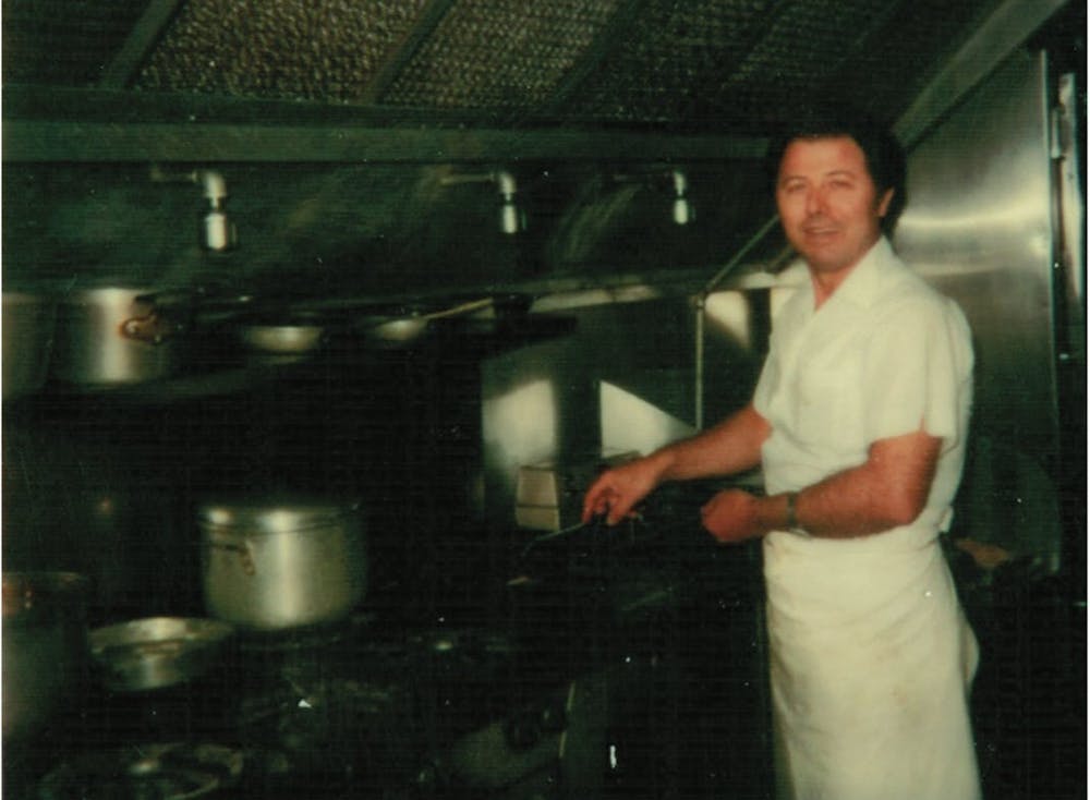 a man standing in a room