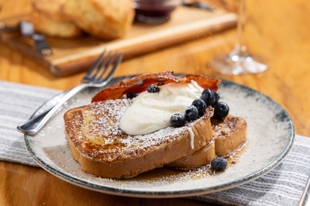 French Toast with Mascarpone Cream 