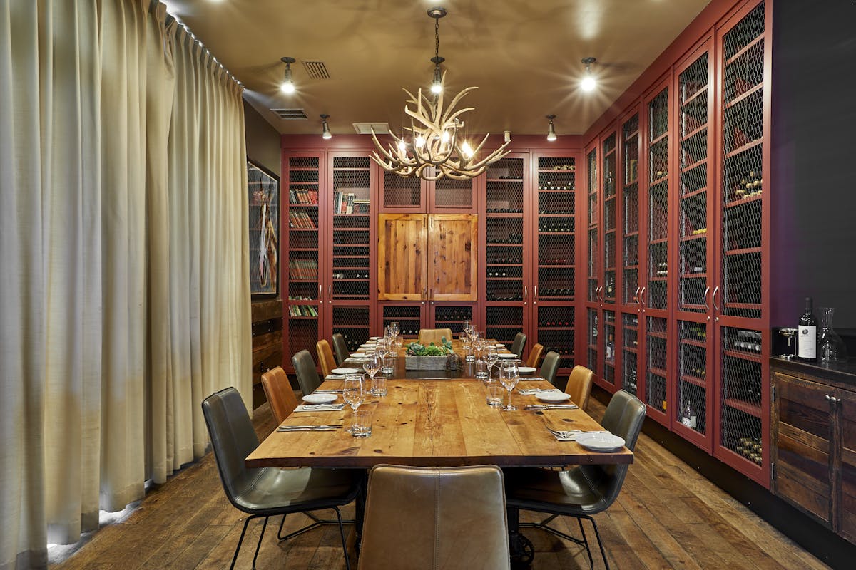 a dining room table