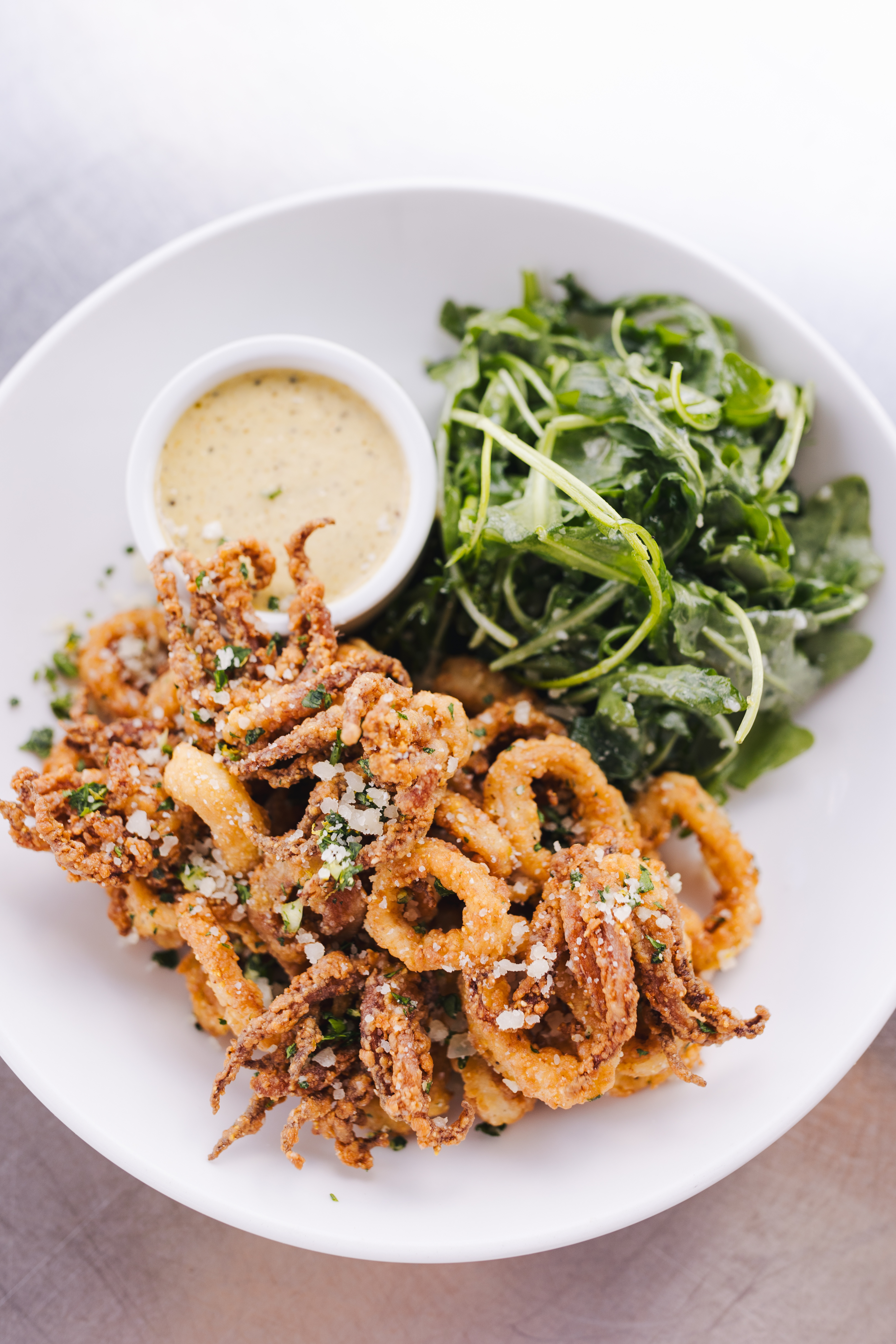 a plate of food with sauce