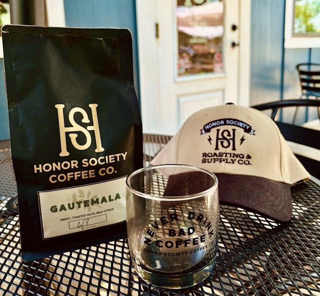 Father's Day Gift Set (Hat + Coffee + Drinkware) Honor Society Coffee Coffee Shop in Tomball, TX