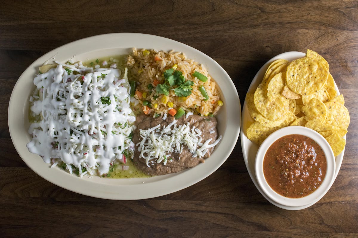 a bowl of food on a plate