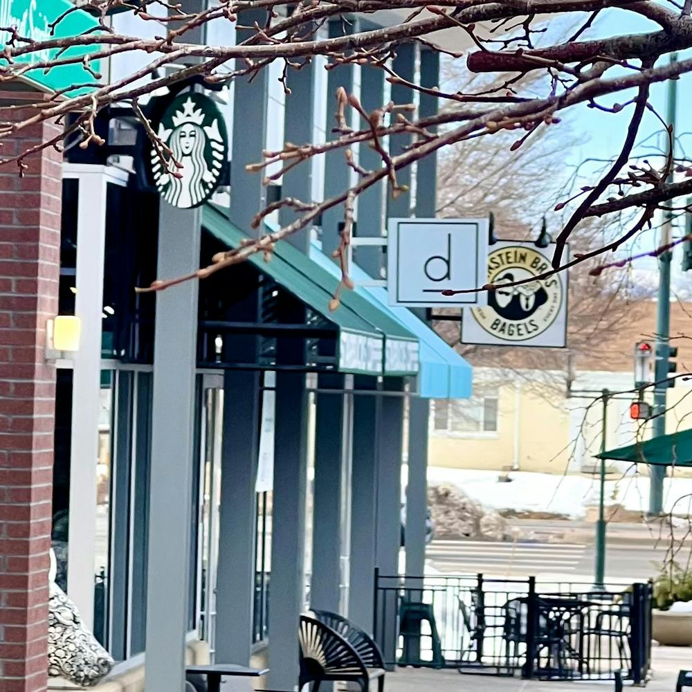 the inside of a building