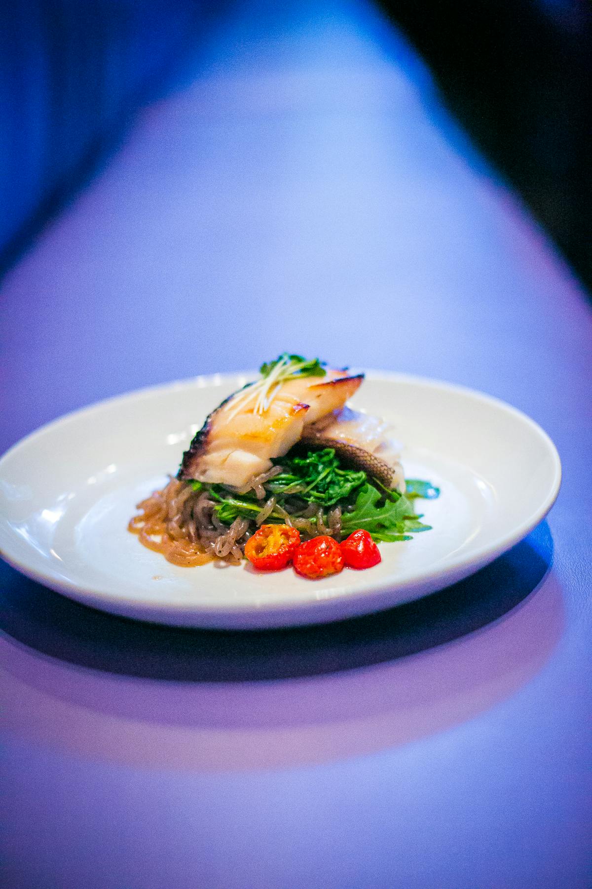 a plate of food on a table