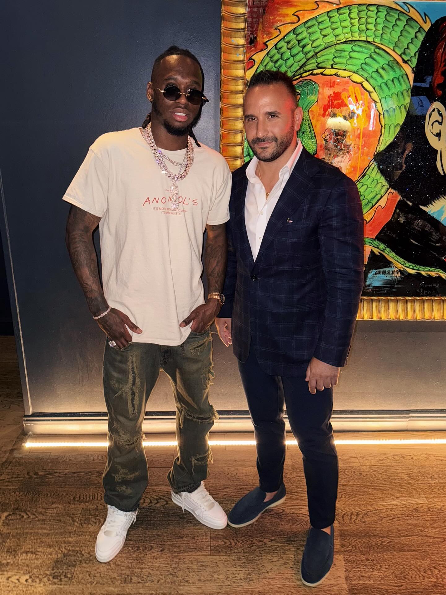 Aaron-Wan-Bissaka-english-team-world-cup-sei-less-nyc-restaurant