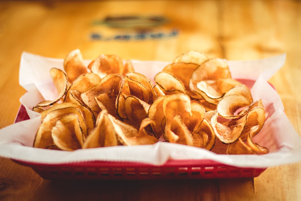 a tray of food on a table