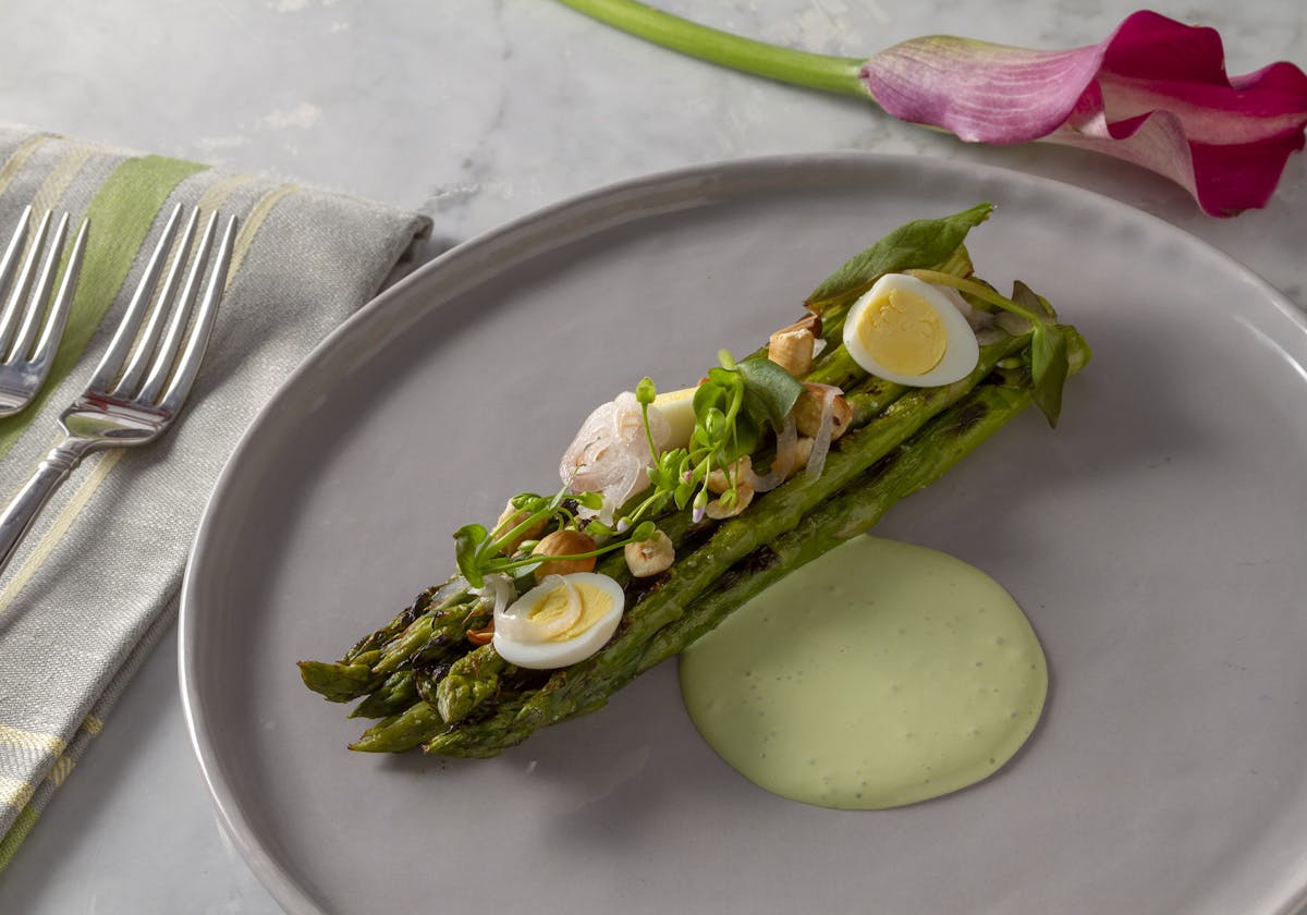 a plate of food on a table