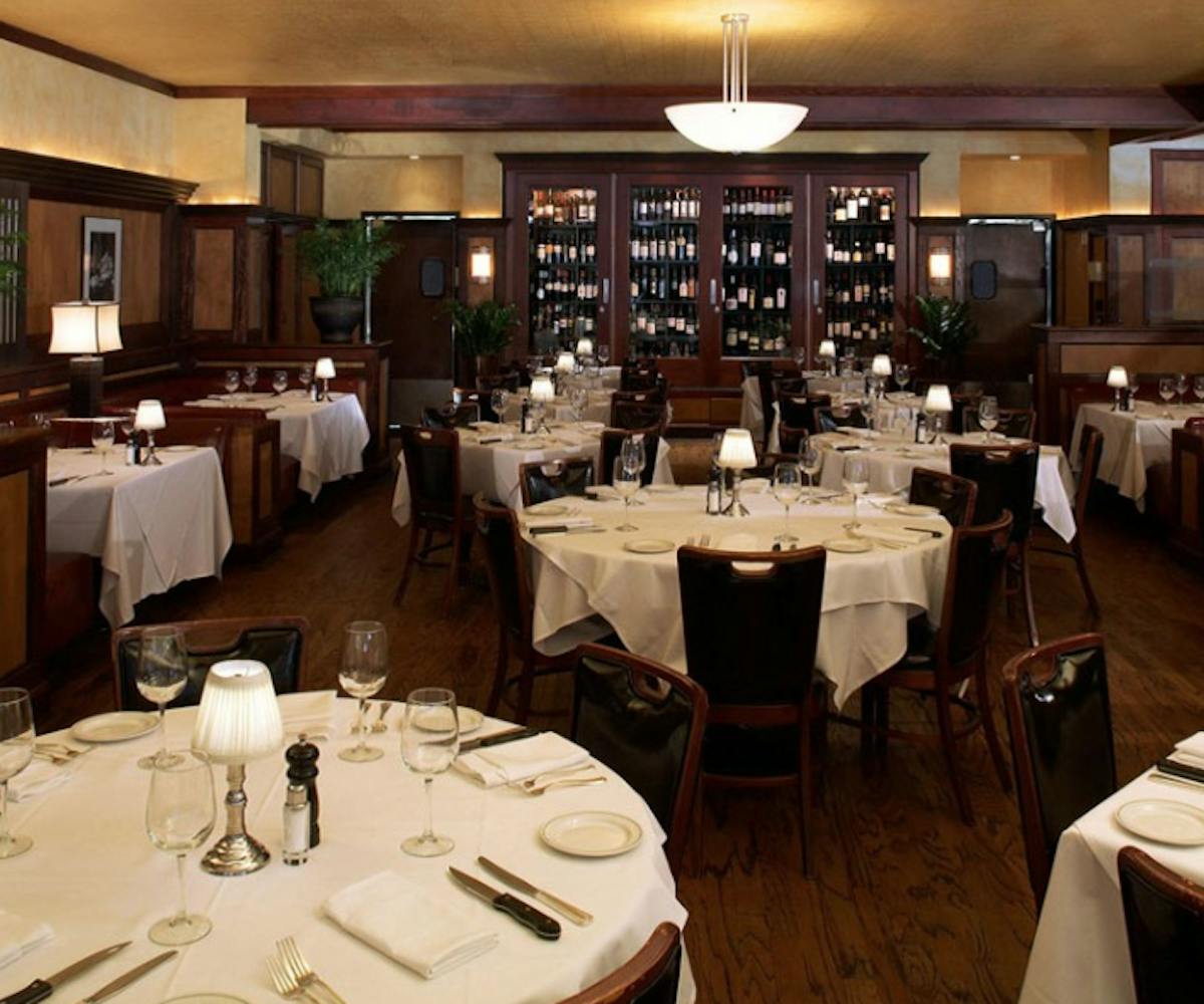 a dining room table