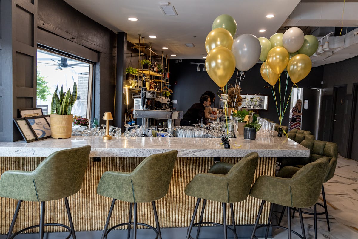 a dining room table