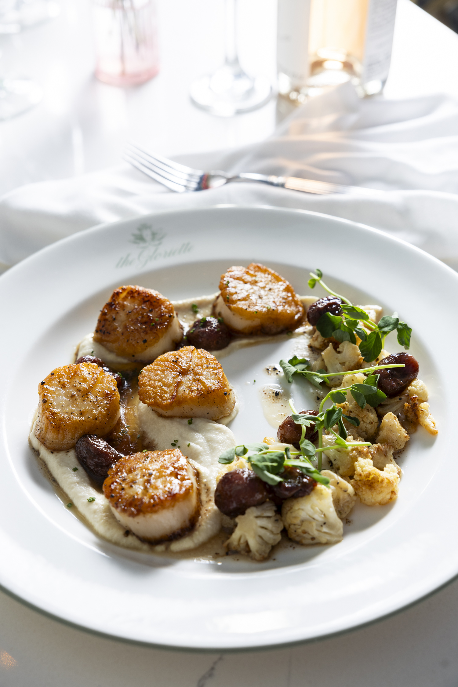 a plate of food on a table