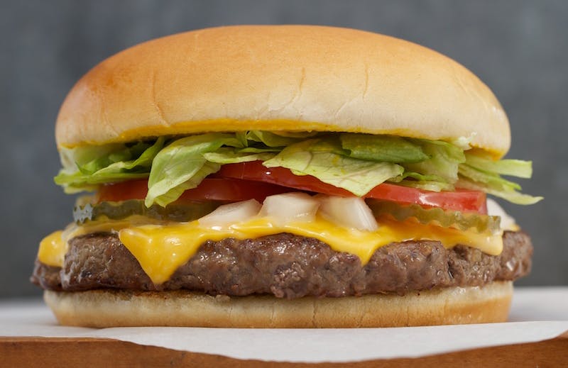 a close up of a sandwich sitting on top of a table