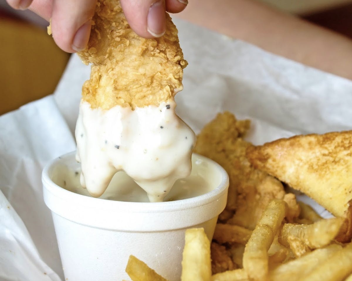 Chicken Strip Basket with Gravy