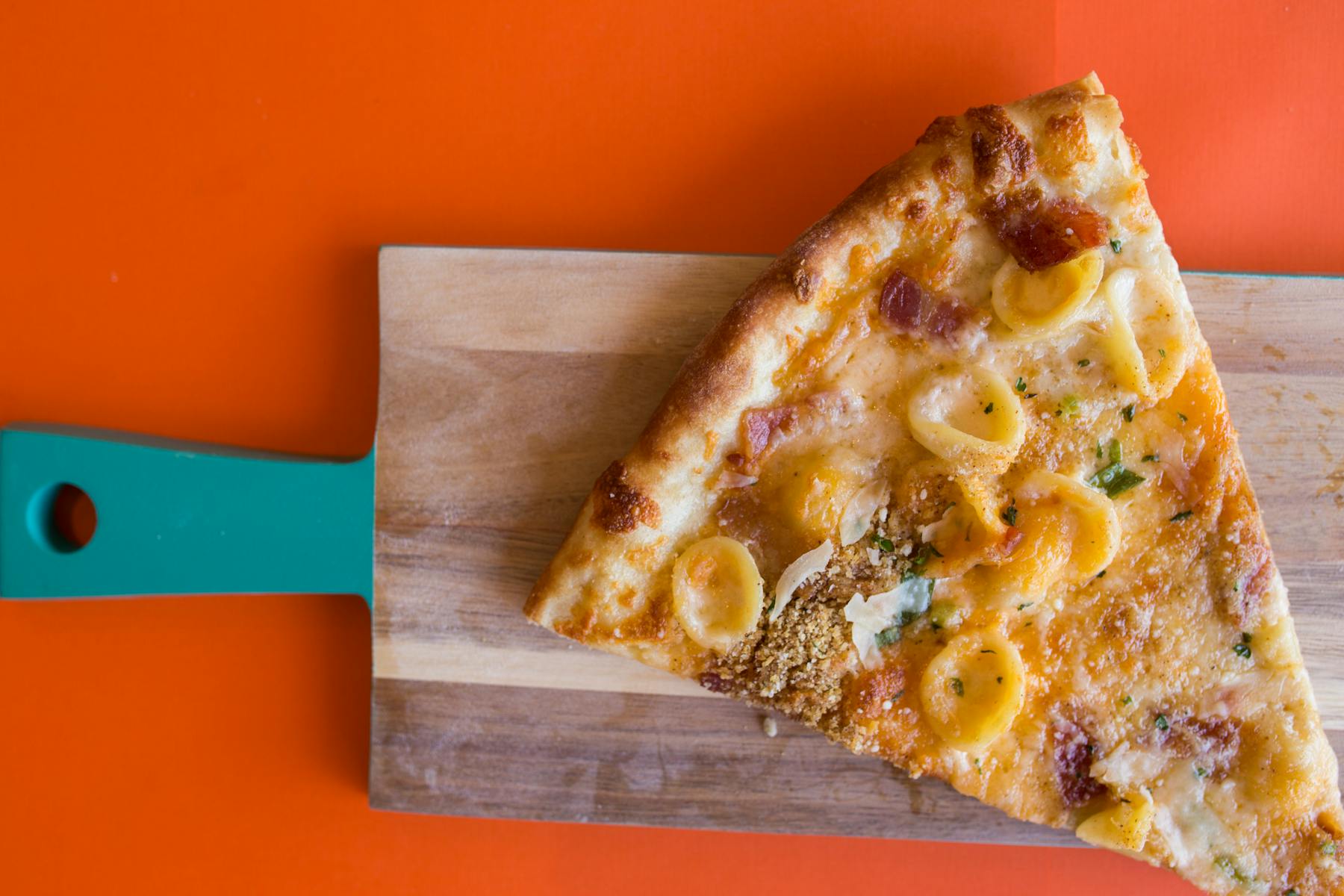 a slice of pizza
