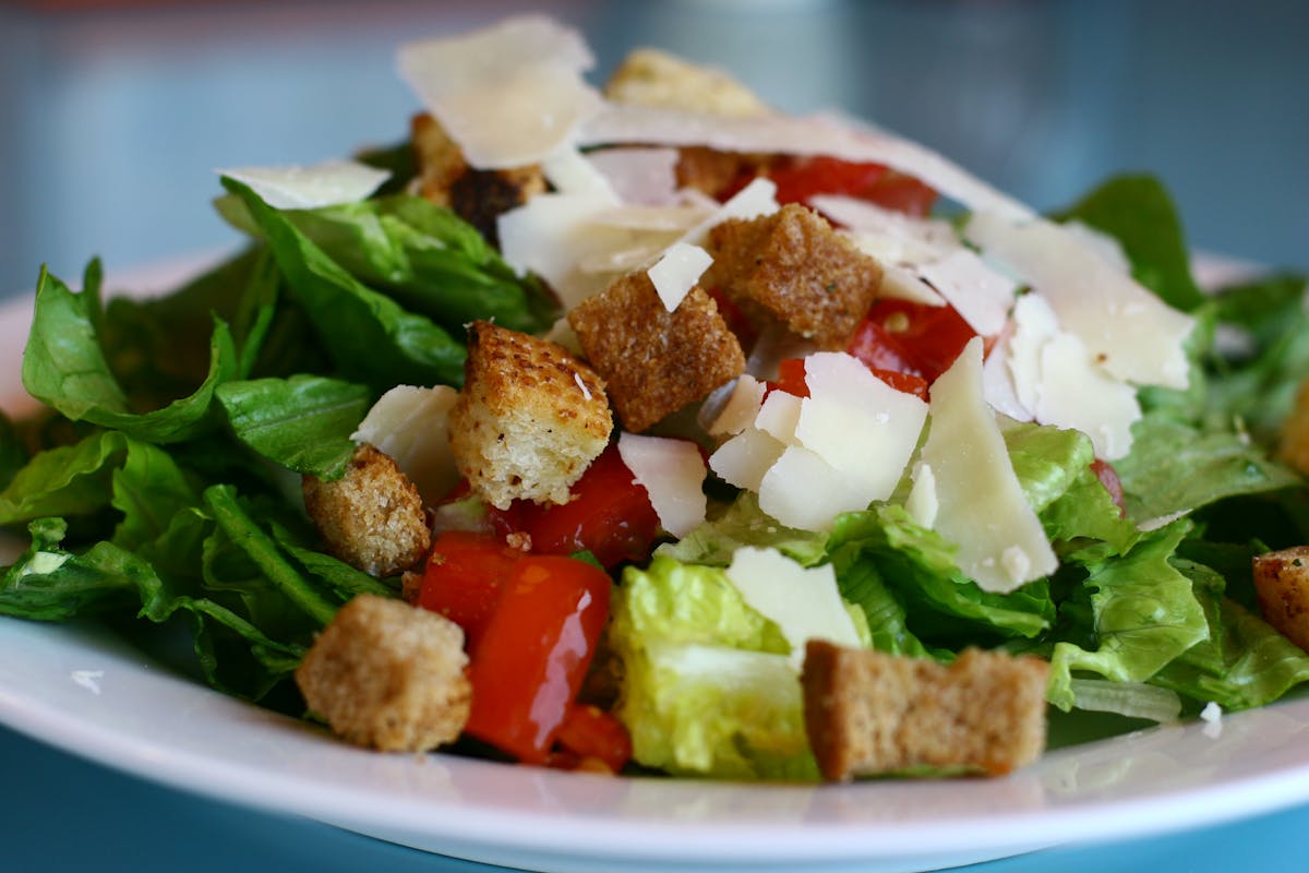 a close up of a plate of food