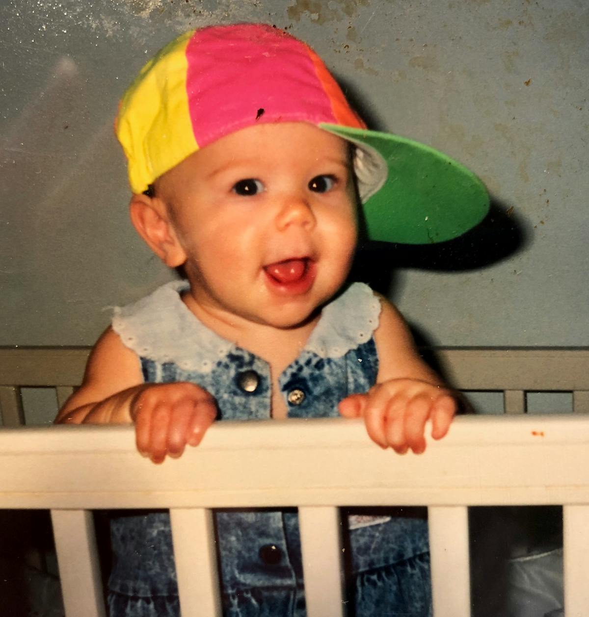 a little boy wearing a hat