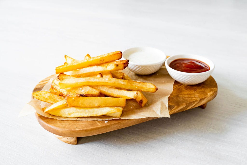 a plate of food on a table